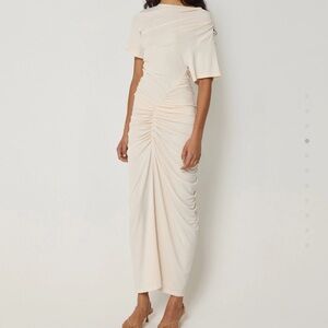 Asymmetrical Ruched Dress